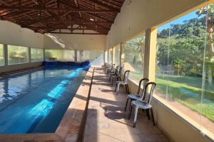 piscina aquecida coberta - hotel fazenda saint nicolas, águas de lindoia