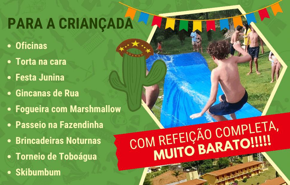 programação férias de julho 2026 - hotel fazenda saint nicolas - aguas de lindoia