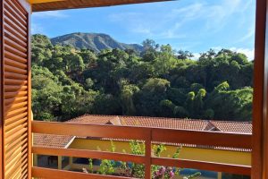 visão das montanhas no apartamento - hotel fazenda saint nicolas - aguas de lindoia